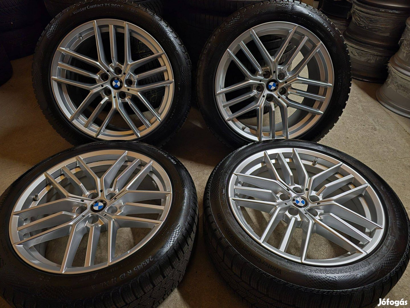 Bmw g60 g61 i5 alufelni 19 felni 5x112 Continental téli gumi