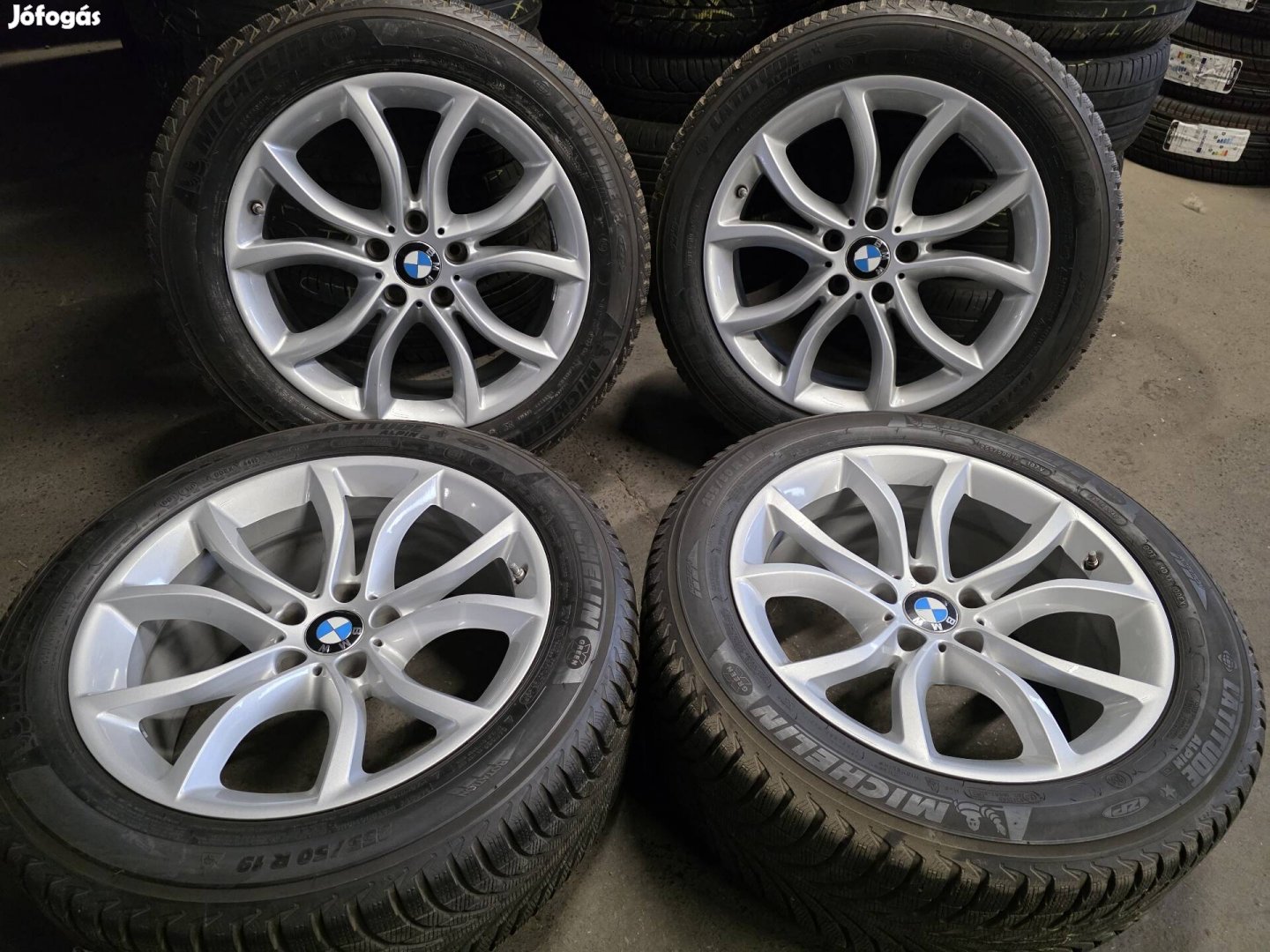 Bmw gyári 19 alufelni X6 E71 felni Michelin téli gumi