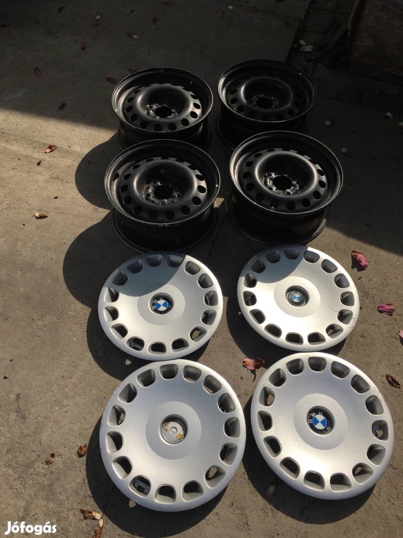 Bmw gyári fekete alufelni 15"