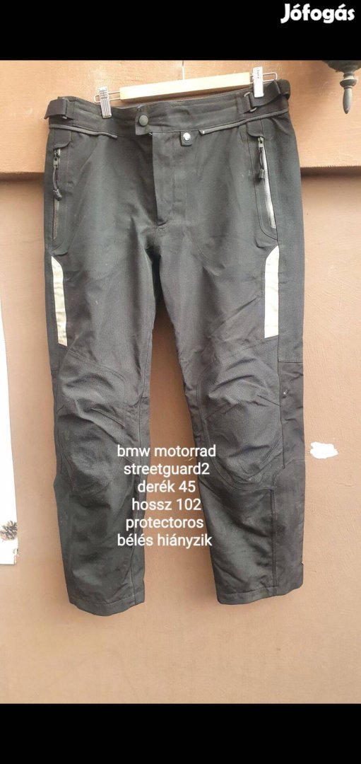 Bmw motorrad protectoros nadrág derék 45cm