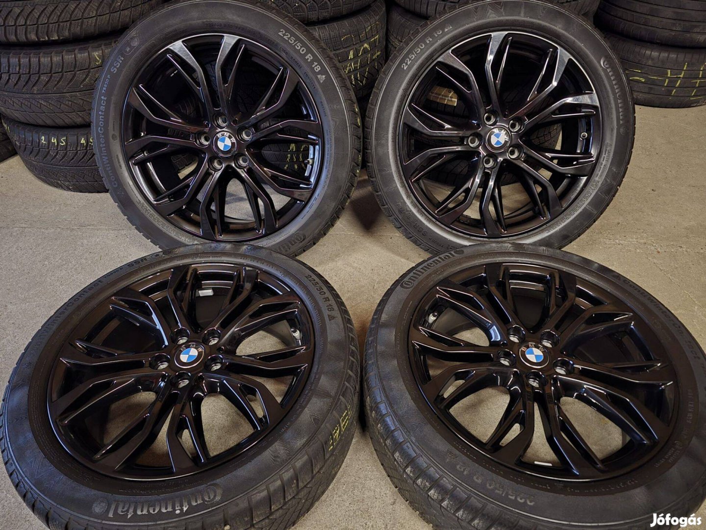 Bmw x1 f48 x2 f39 alufelni 18 felni 5x112 continental téli gumi