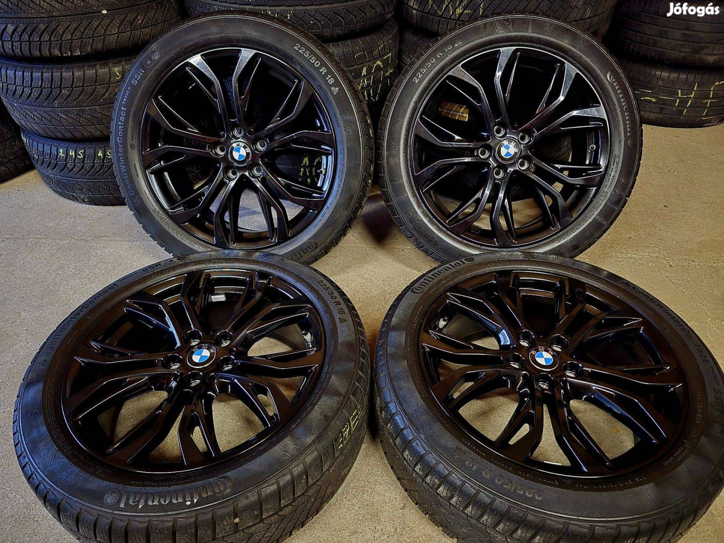 Bmw x1 f48 x2 f39 alufelni 18 felni 5x112 continental téli gumi