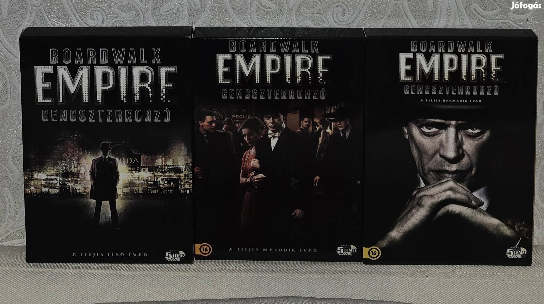 Boardwalk Empire-Gengszterkorzó-Teljes 1.-2.-3. Évad-3x5 DVD 