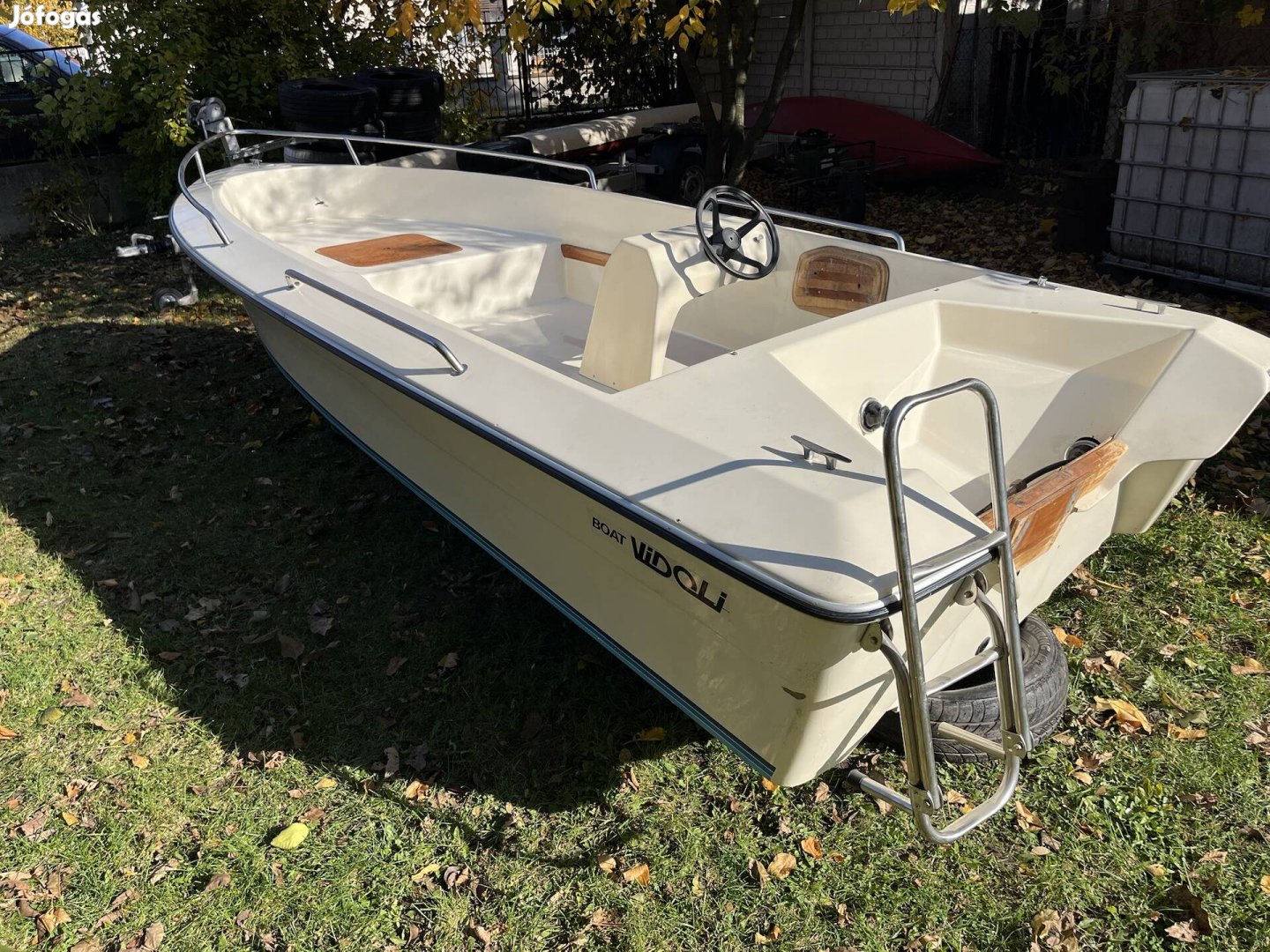 Boat Vidoli Open 470 motorcsónak test csónakmotor 20LE