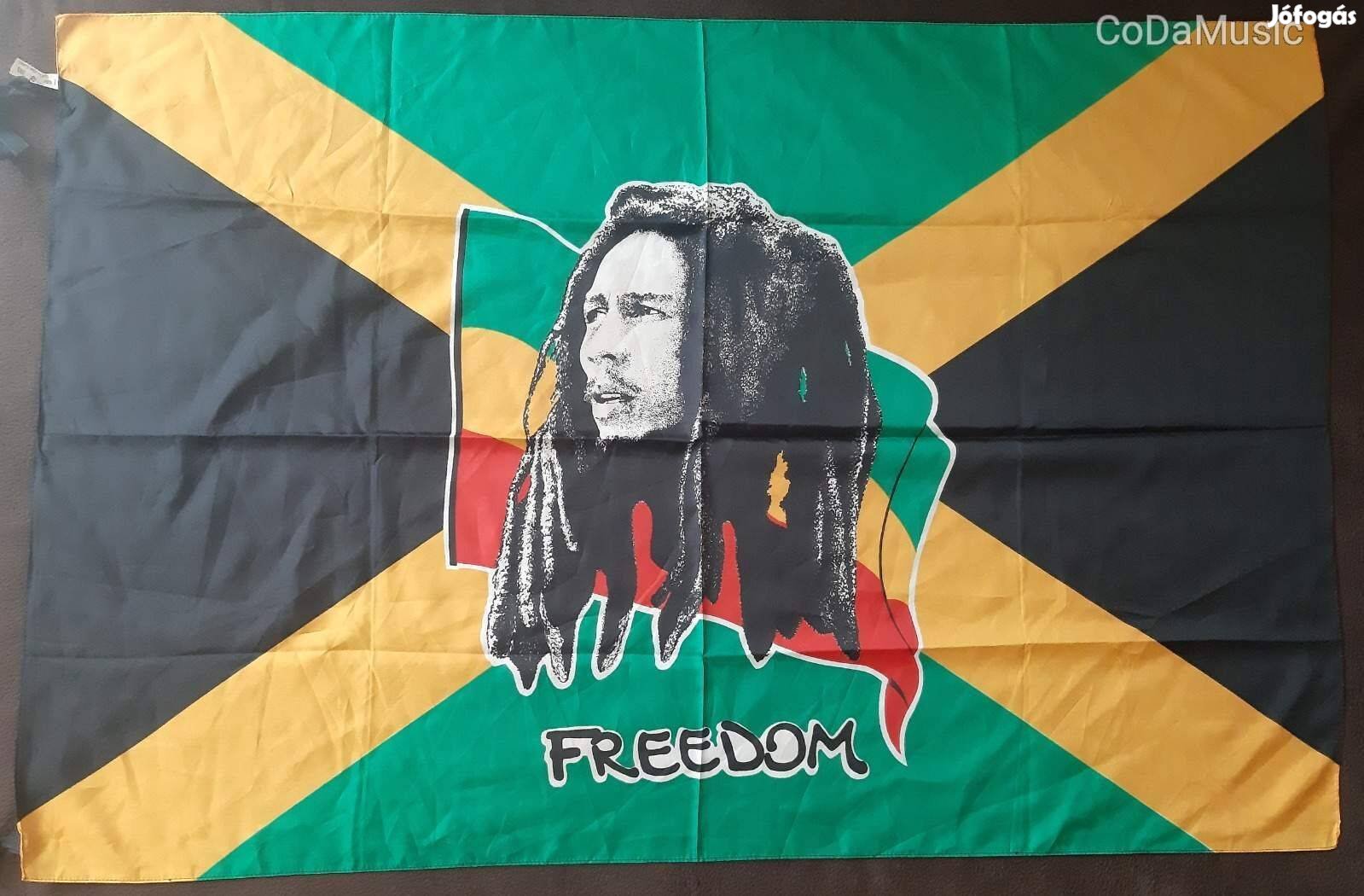 Bob Marley - Freedom - Poszter Zászló - 70x104 (Új)