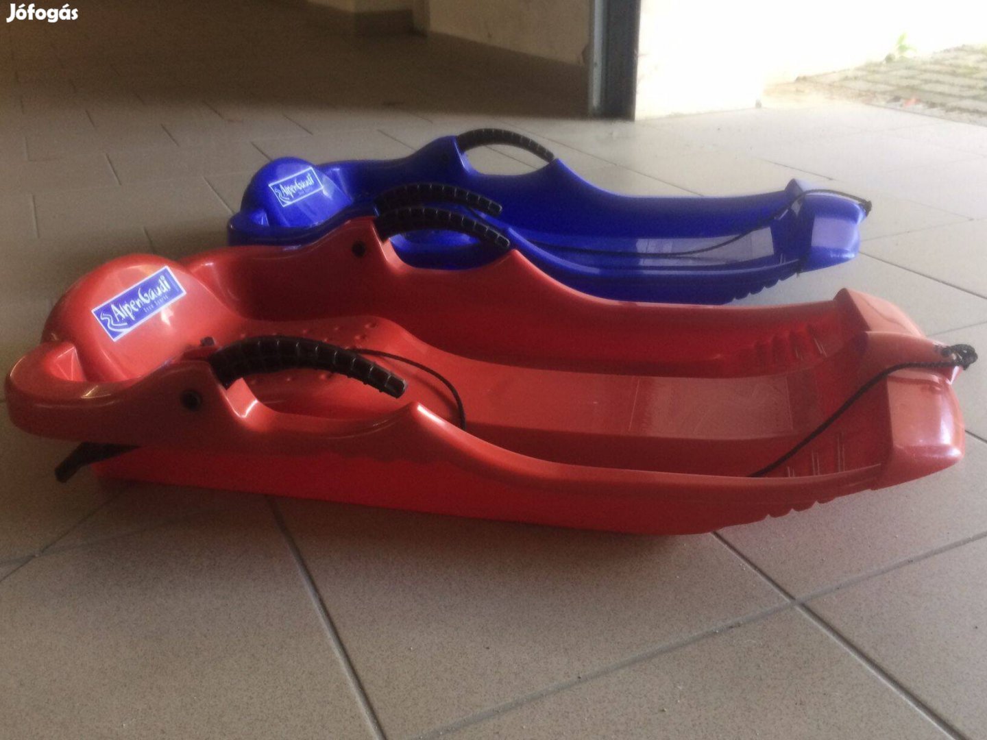 Bob - szánkó Alpen Gaudi márkájú piros