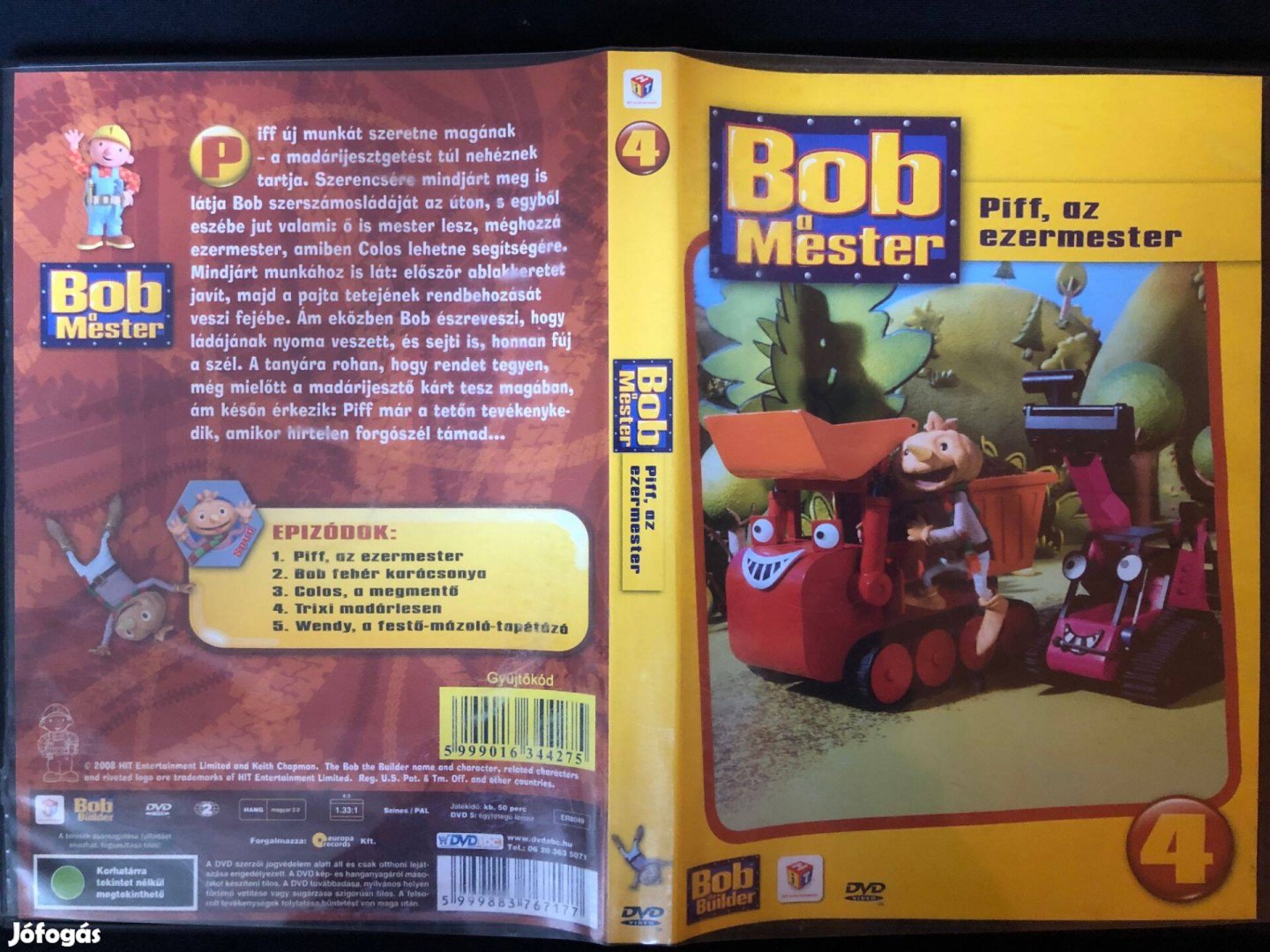 Bob, a mester Piff, az ezermester DVD