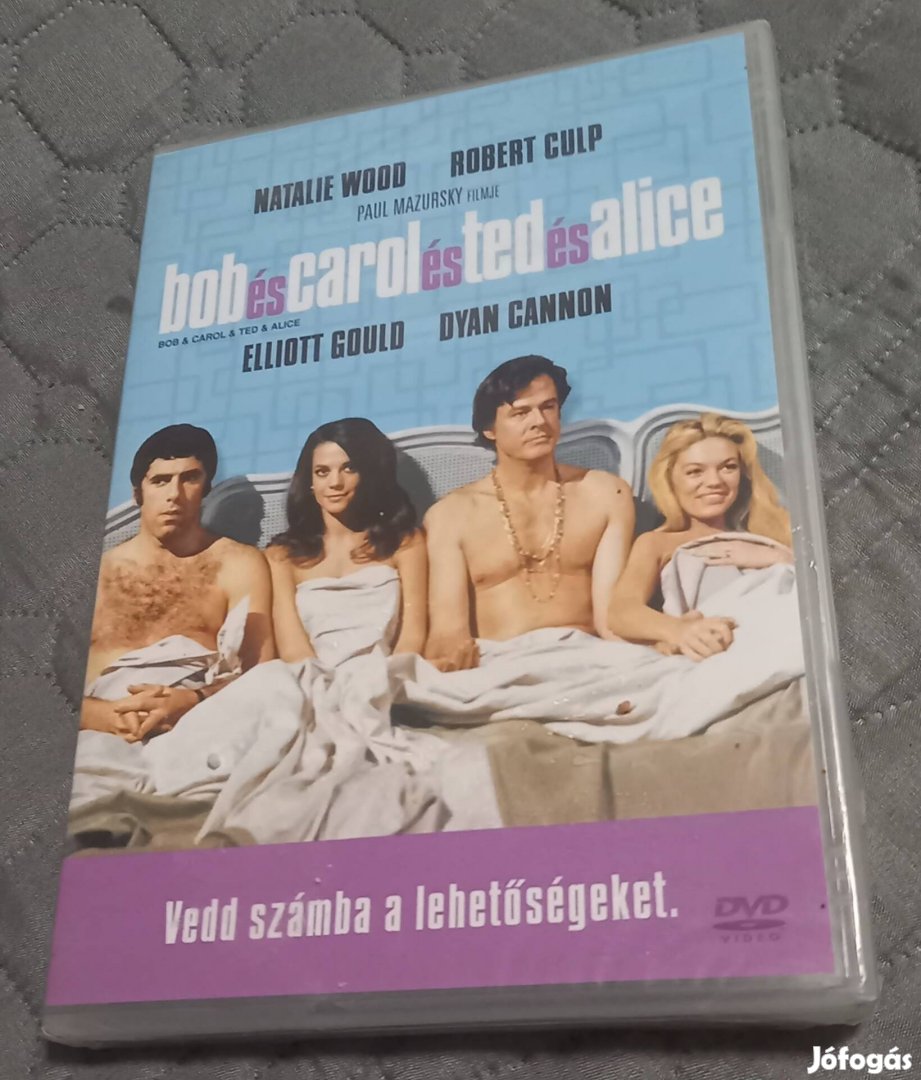 Bob és Carol és Ted és Alice - vígjáték dvd- bontatlan