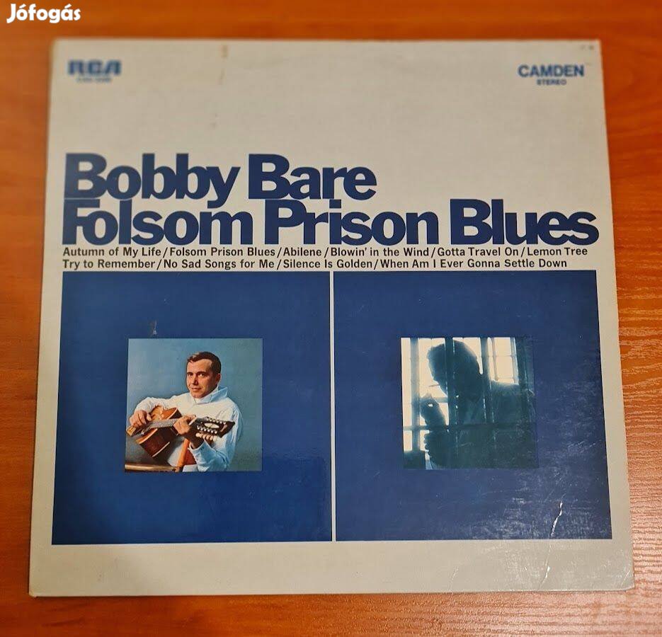 Bobby Bare Folsom Prison Blues; LP, Vinyl