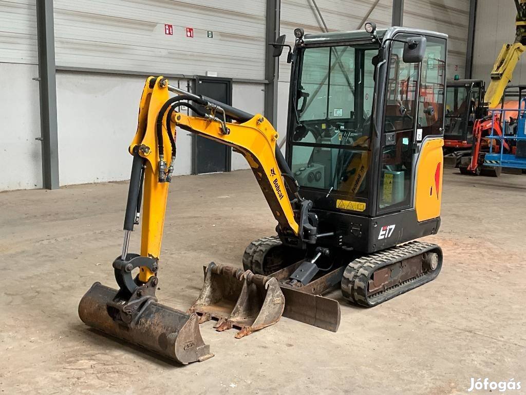 Bobcat E 17 / 1.878 h üzemóra / Lízing 20%-tól