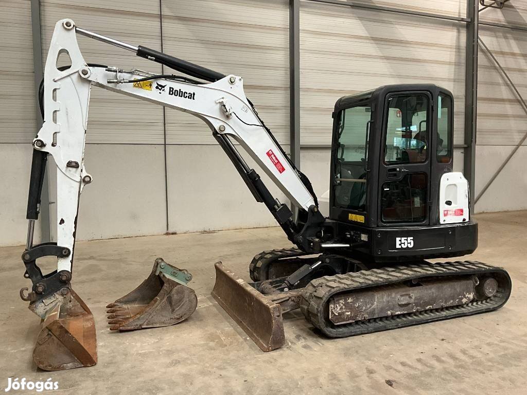 Bobcat E 55 / 3.728 h üzemóra / Lízing 20%-tól