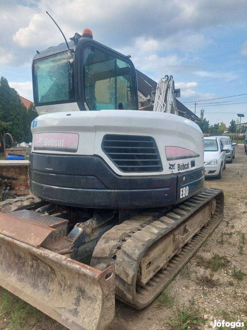 Bobcat E 80 azonnal munkára fogható