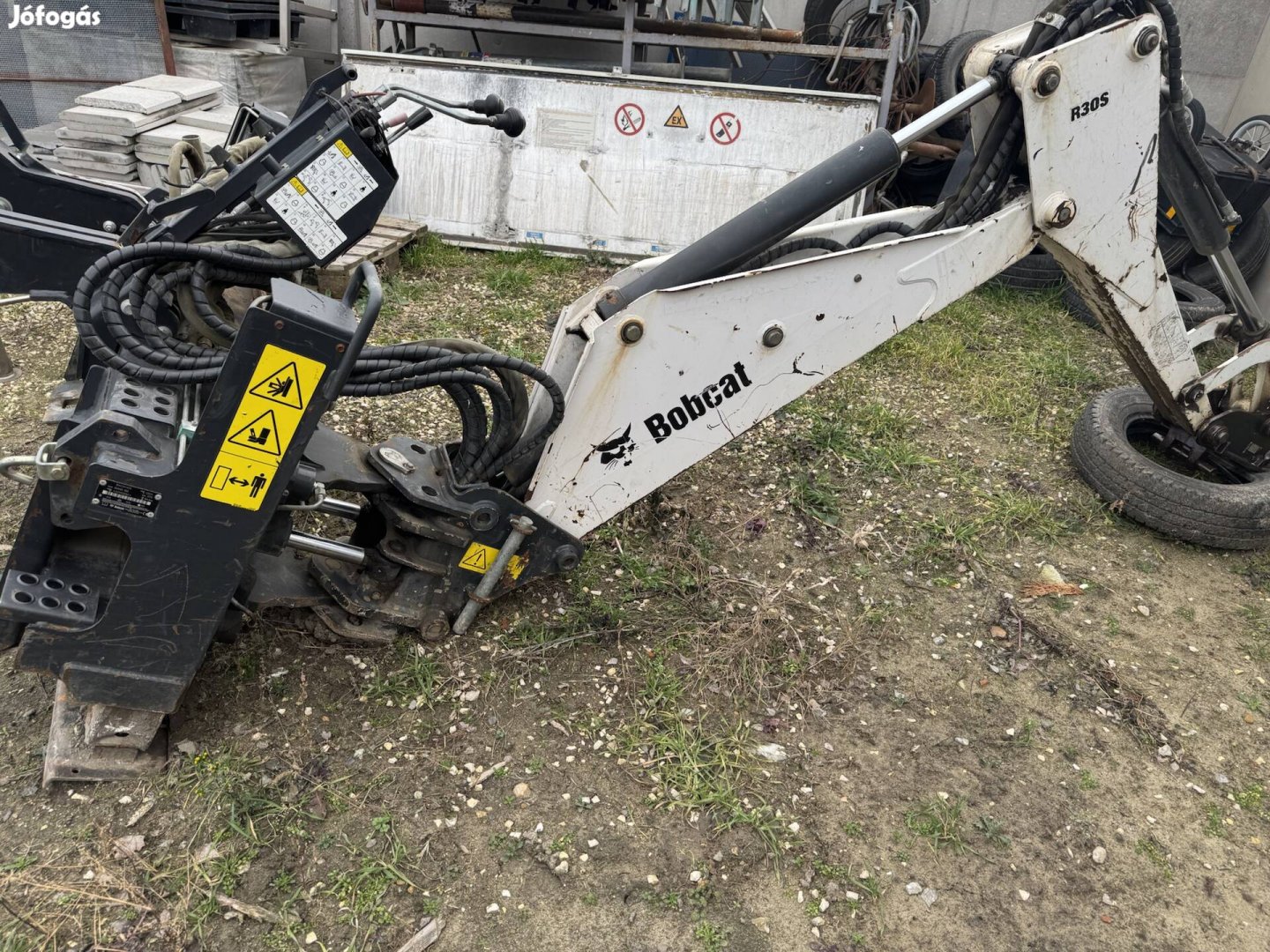 Bobcat R30S árokásó Adapter 