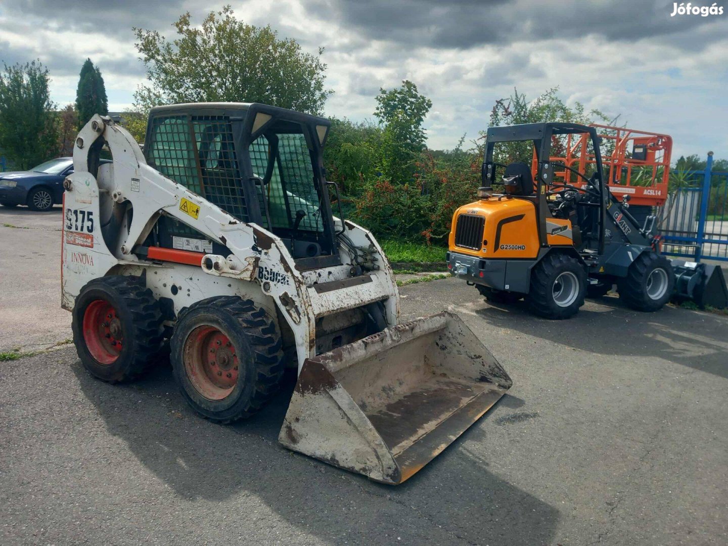 Bobcat S175 csúszókormányzású rakodógép