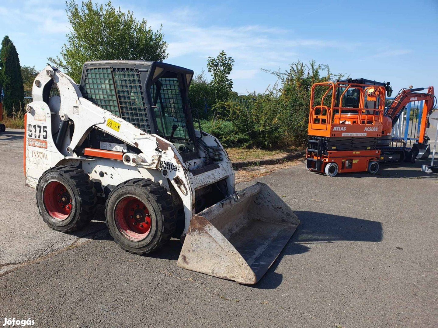 Bobcat S175 csúszókormányzású rakodógép