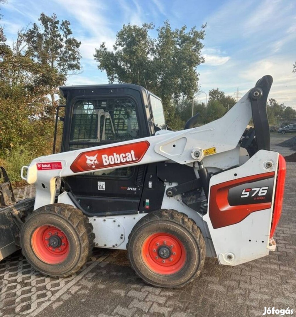 Bobcat S76 csúszókormányzású gép 