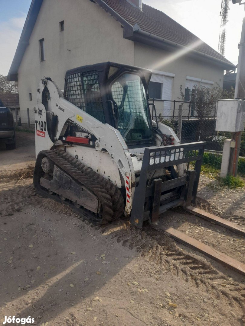 Bobcat T190. Villa, kanál