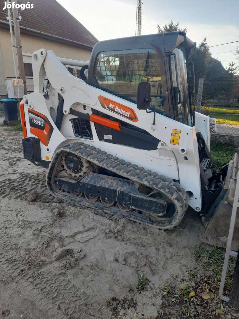 Bobcat T590 High Flow. Klíma