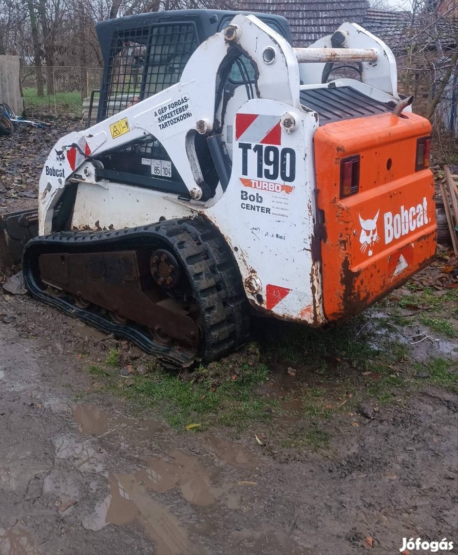 Bobcat T 190 gumihevederes 3.5 Tonnás rakodo gép  eladó !