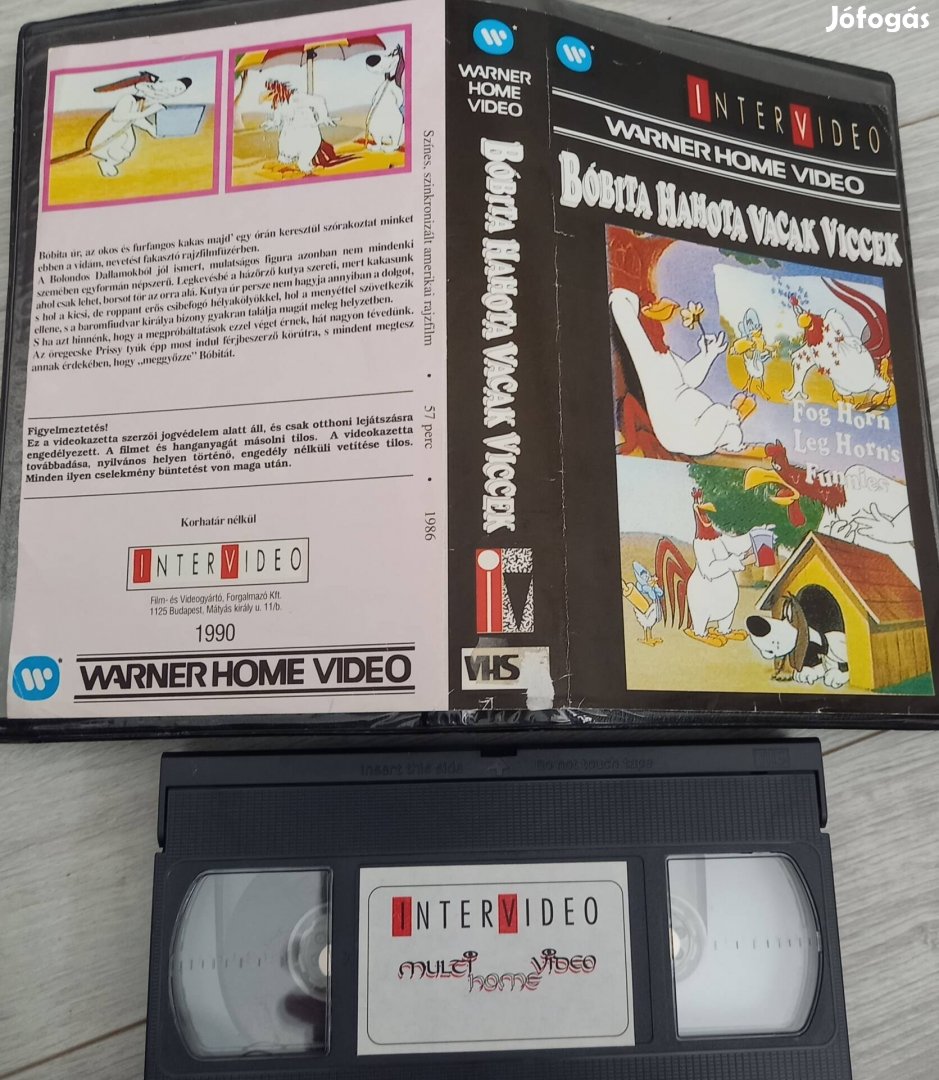 Bóbita Hahota vaccak viccek - rajzfilm vhs - intervideo