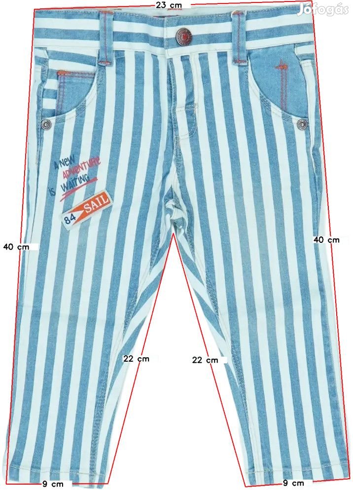 Boboli Új (címkés) Fiú Hosszúnadrág (Méret: 80)