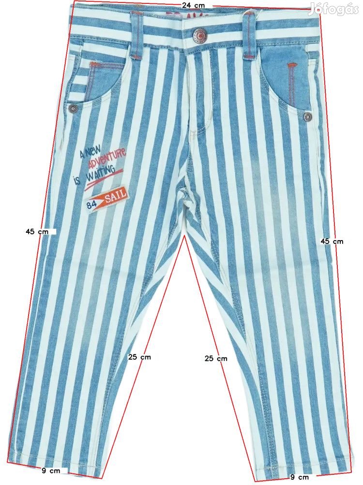Boboli Új (címkés) Fiú Hosszúnadrág (Méret: 86)