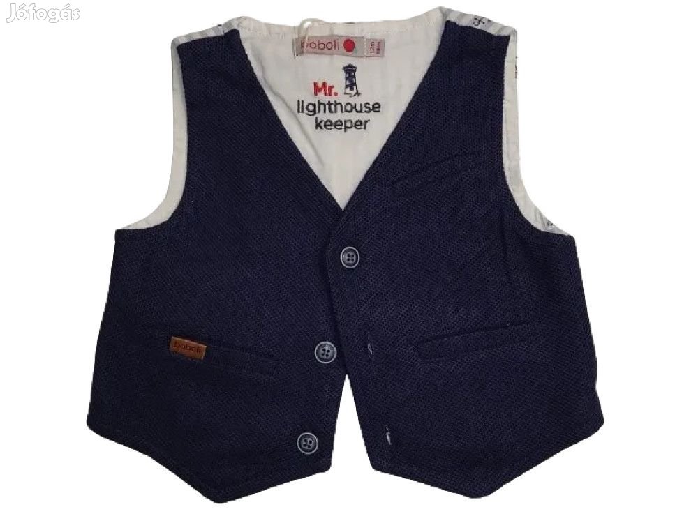 Boboli Új (címkés) Fiú Mellény (Méret: 80)