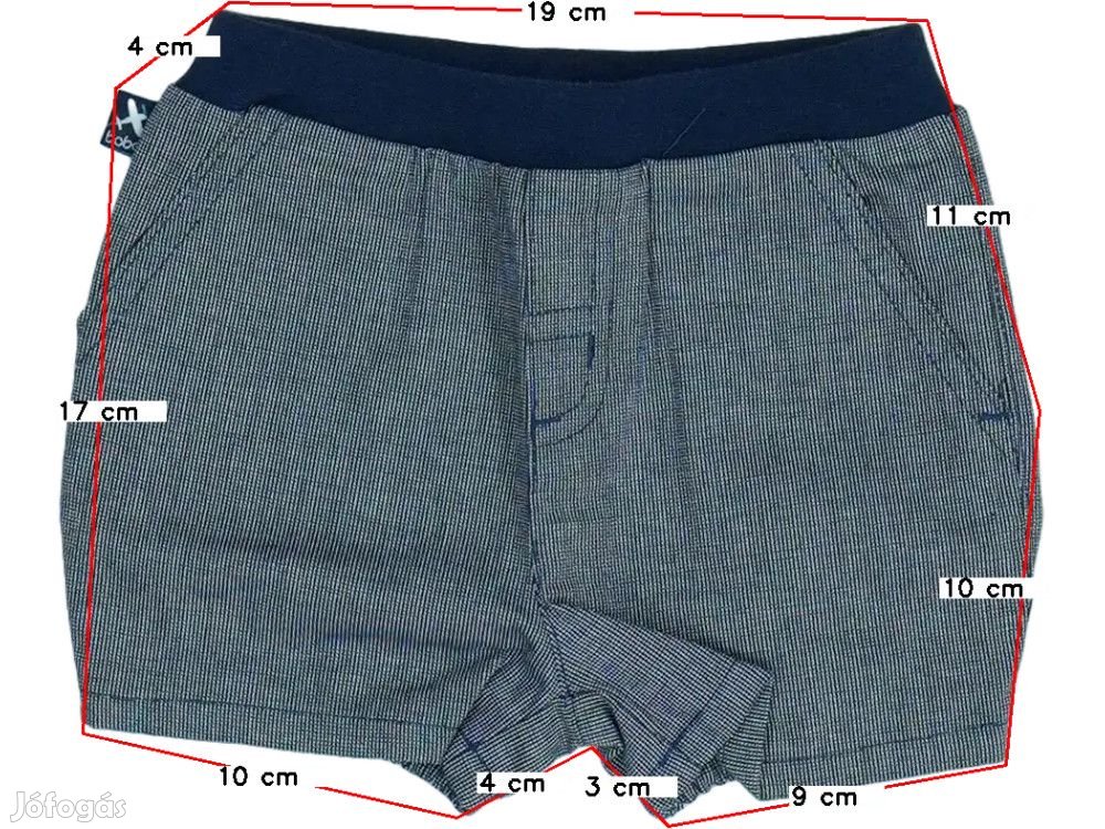 Boboli Új (címkés) Fiú Rövidnadrág (Méret: 74)