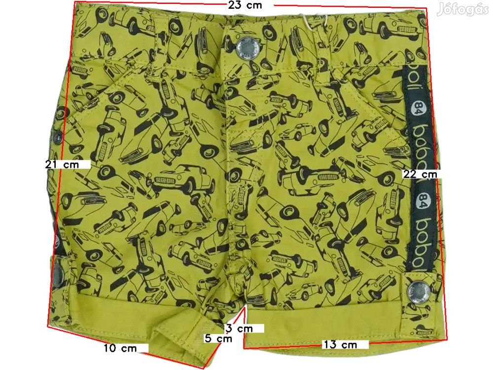 Boboli Új (címkés) Fiú Rövidnadrág (Méret: 74)