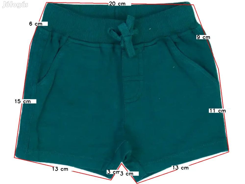 Boboli Új (címkés) Fiú Rövidnadrág (Méret: 74)
