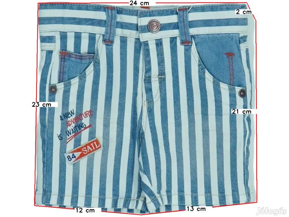 Boboli Új (címkés) Fiú Rövidnadrág (Méret: 80)