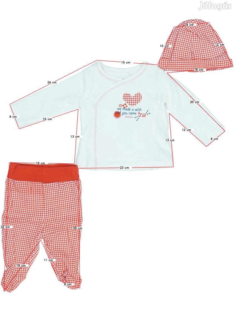 Boboli Új (címkés) Lány 3 részes szett - Felsőruházat és nadrág (Méret