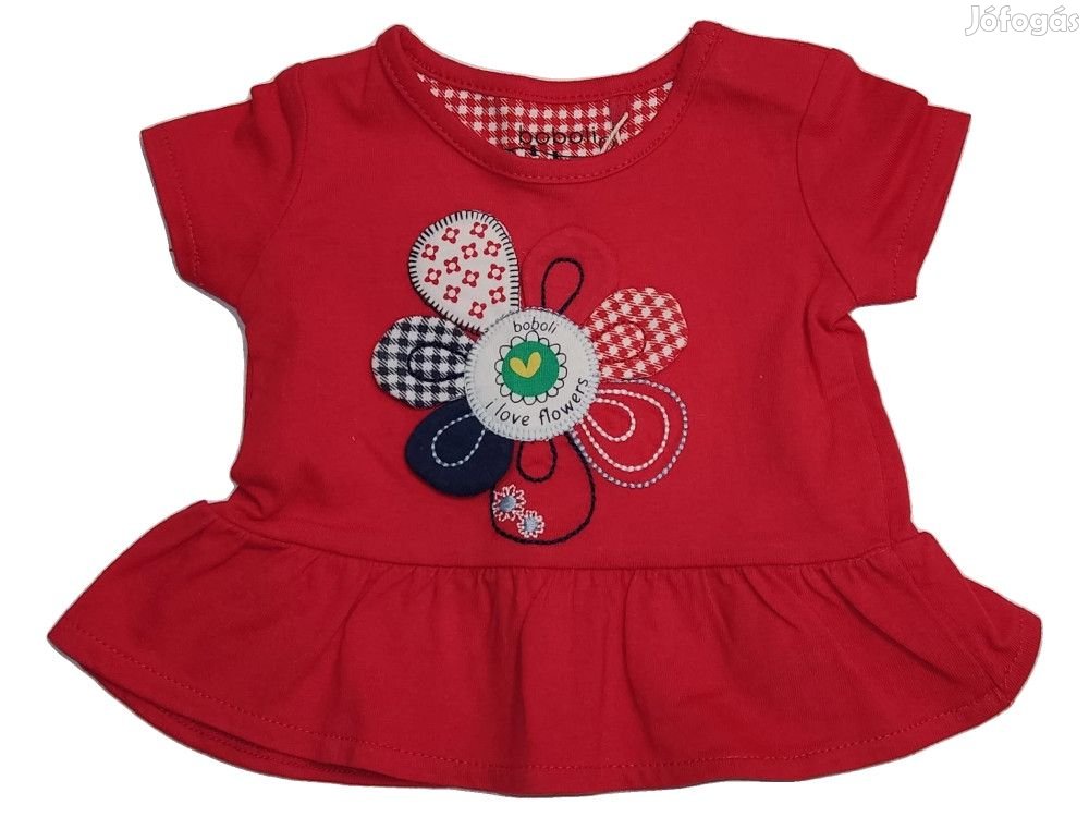 Boboli Új (címkés) Lány Póló (Méret: 50)