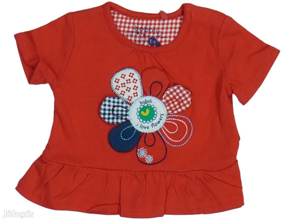 Boboli Új (címkés) Lány Póló (Méret: 56)