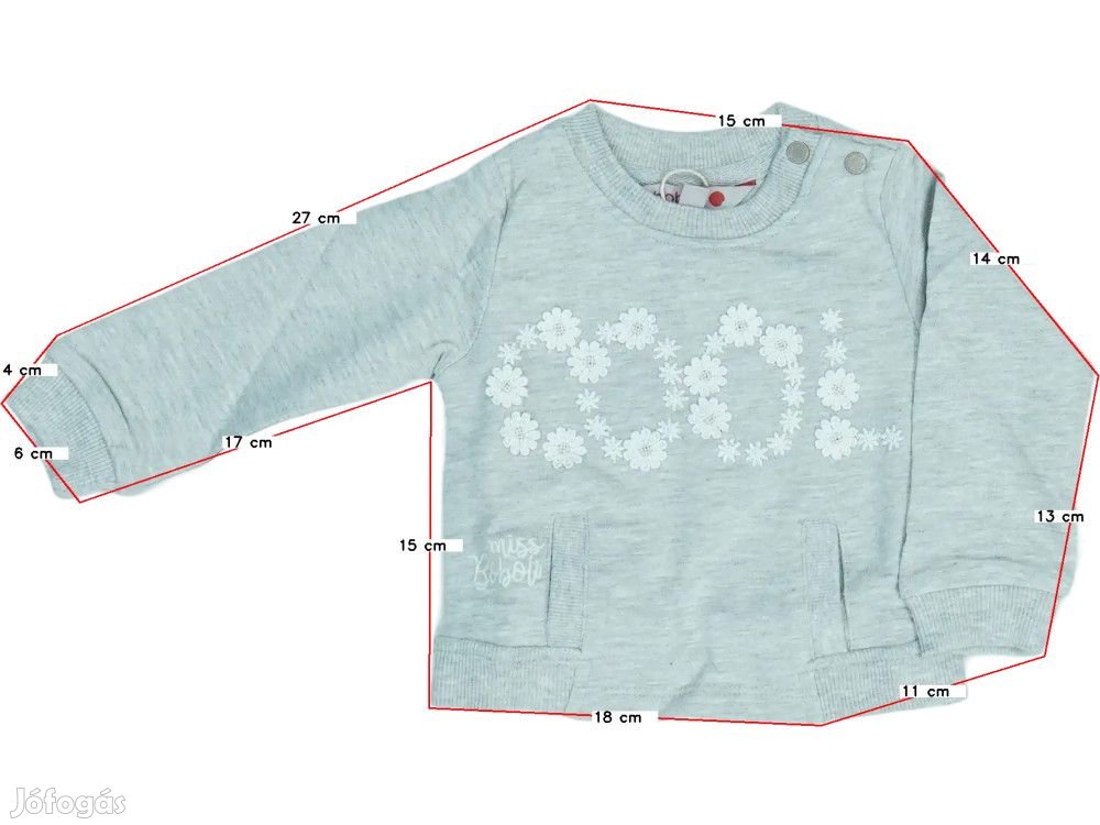 Boboli Új (címkés) Lány Pulóver (Méret: 68)
