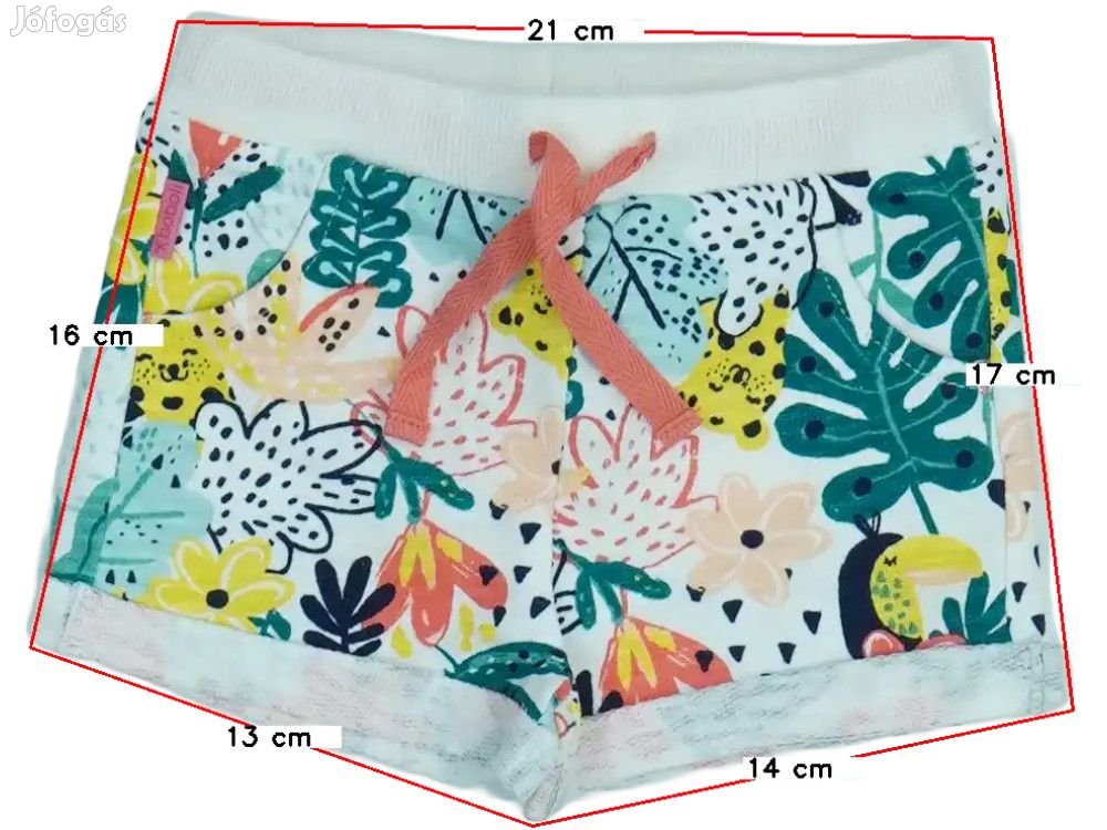 Boboli Új (címkés) Lány Rövidnadrág (Méret: 68)