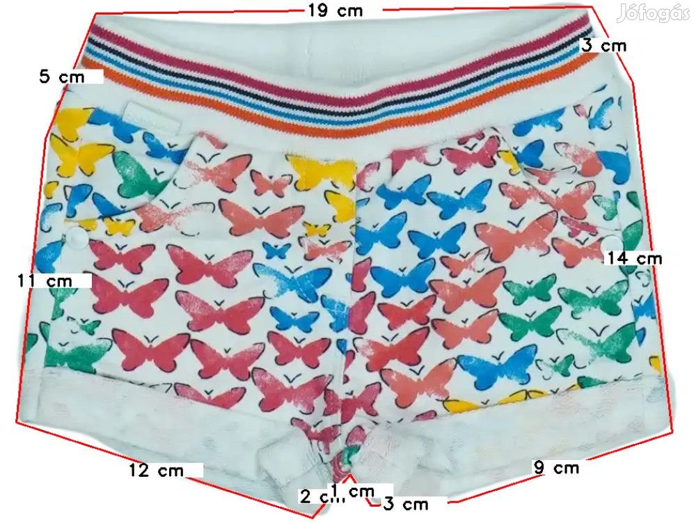 Boboli Új (címkés) Lány Rövidnadrág (Méret: 68)
