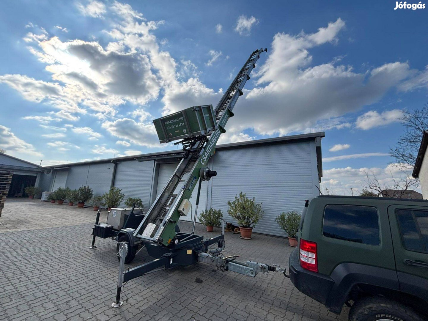 Böckler teherlift,felvonó mobil lift