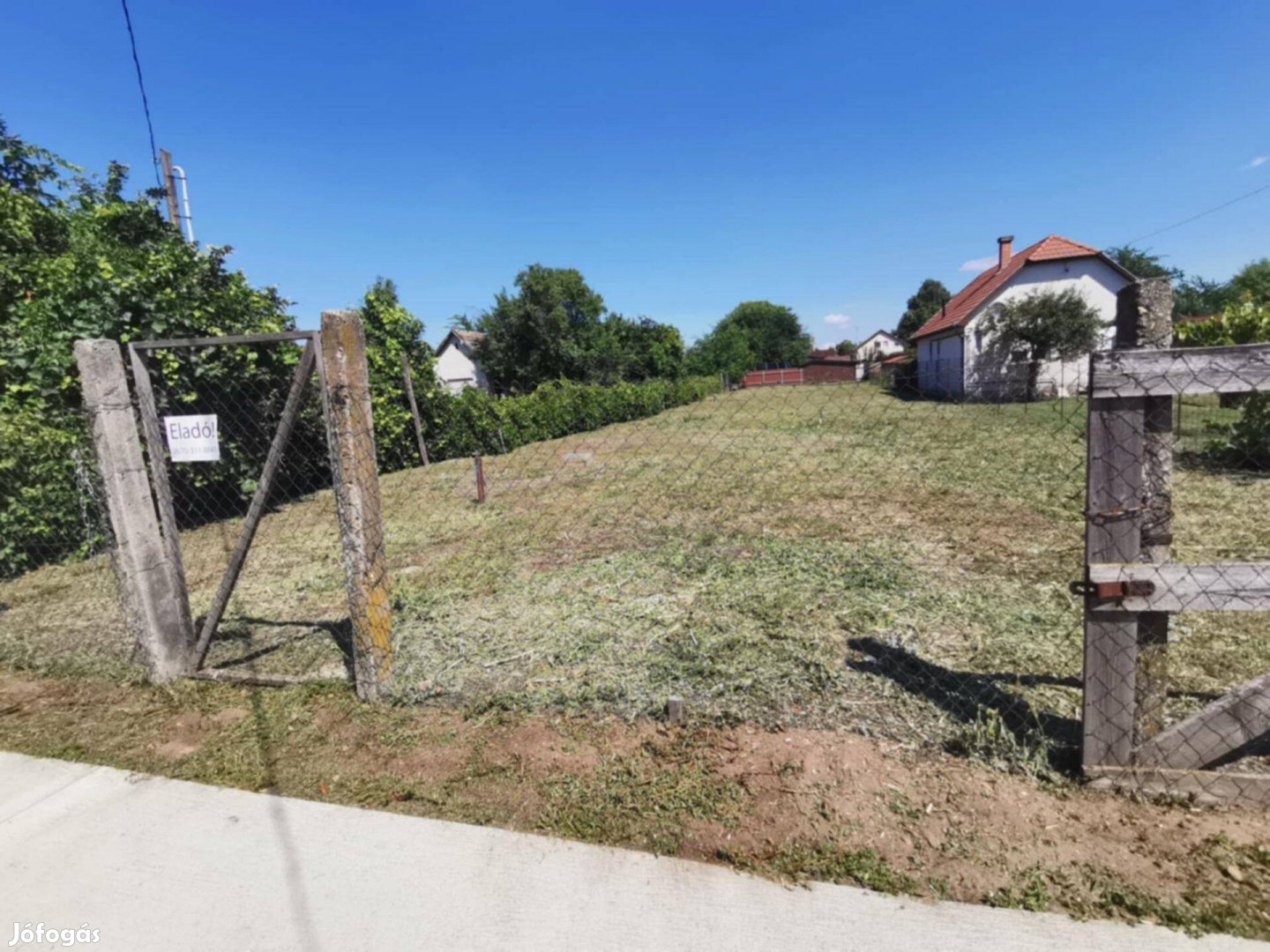 Bocskaikertben a Németh László úton 892 m2-es építési telek eladó