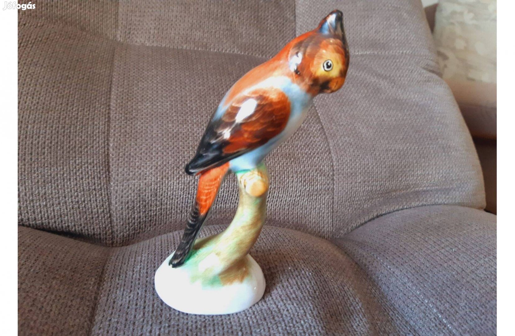Bodrogkeresztúri kerámia papagáj figura eladó