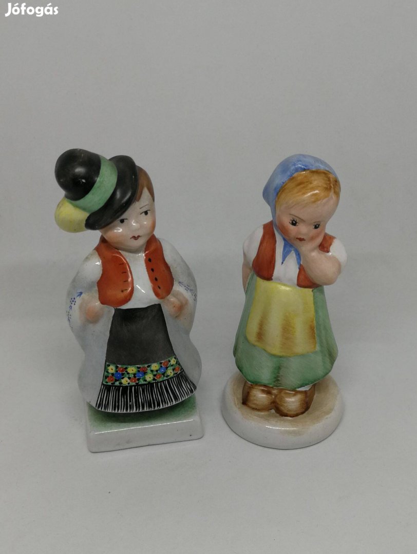 Bodrogkeresztúri porcelán kislány kisfiúval!