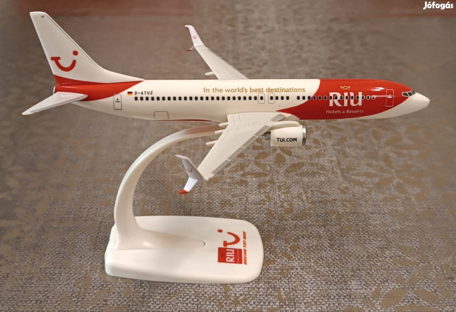 Boeing 737-800  Riu repülőgép modell. Herpa 1:200