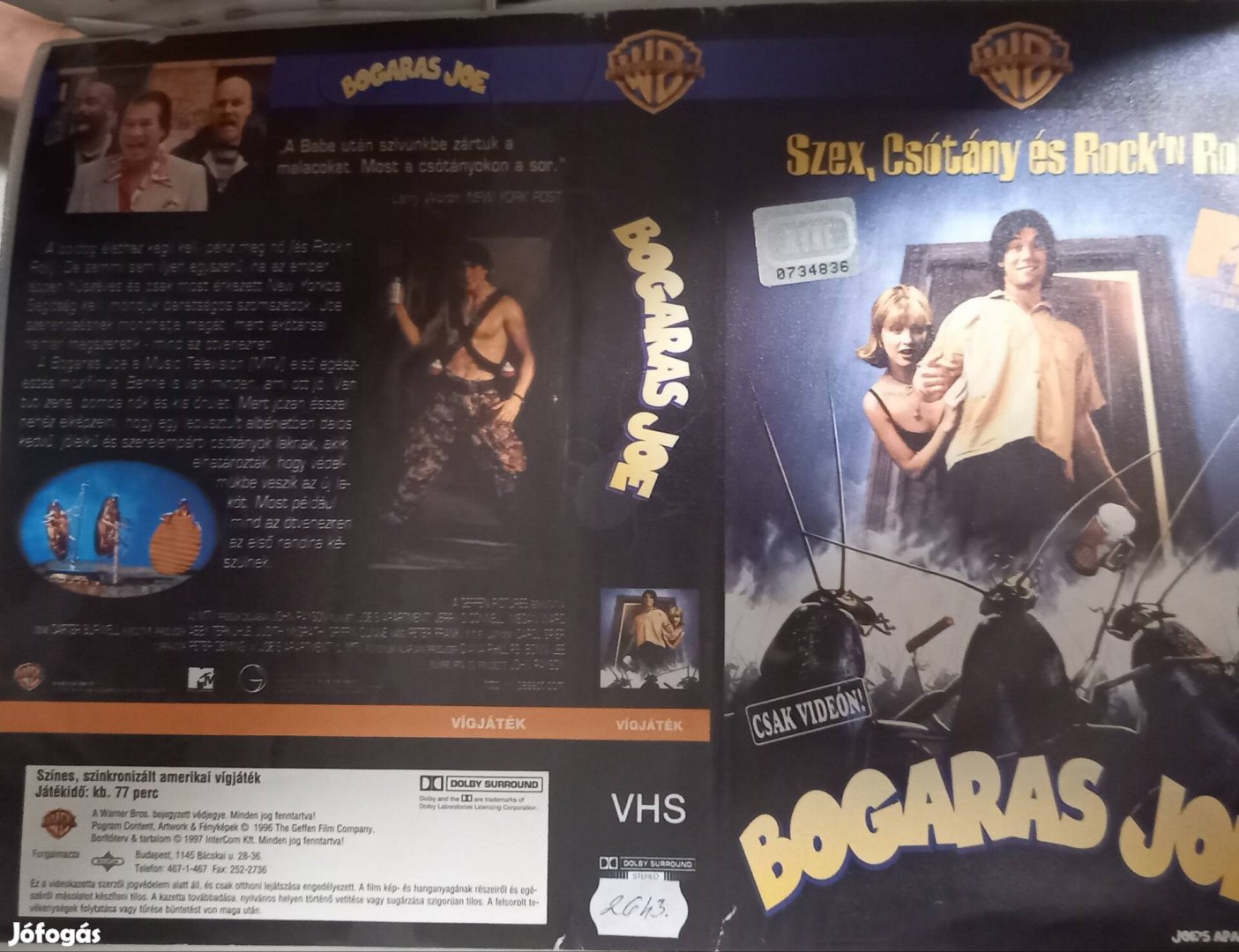 Bogaras Joe - vígjáték vhs - Jerry O' Connel