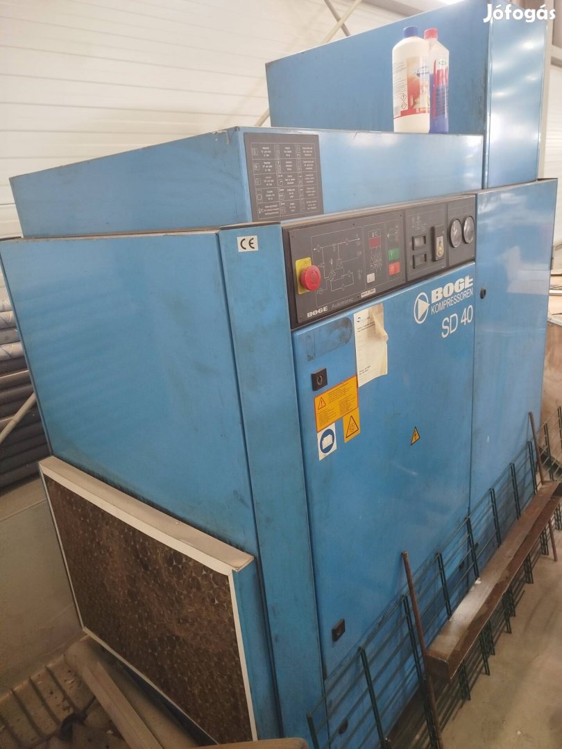 Boge SD 40 csavarkompresszor eladó