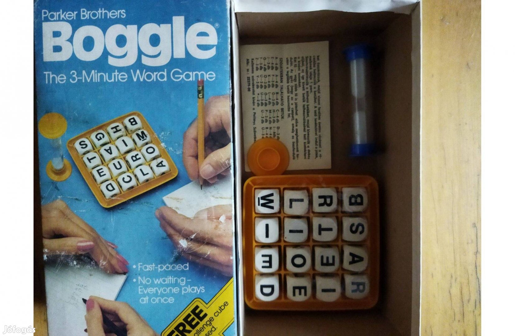 Boggle Ügyeségi Társasjáték 80 Évekből