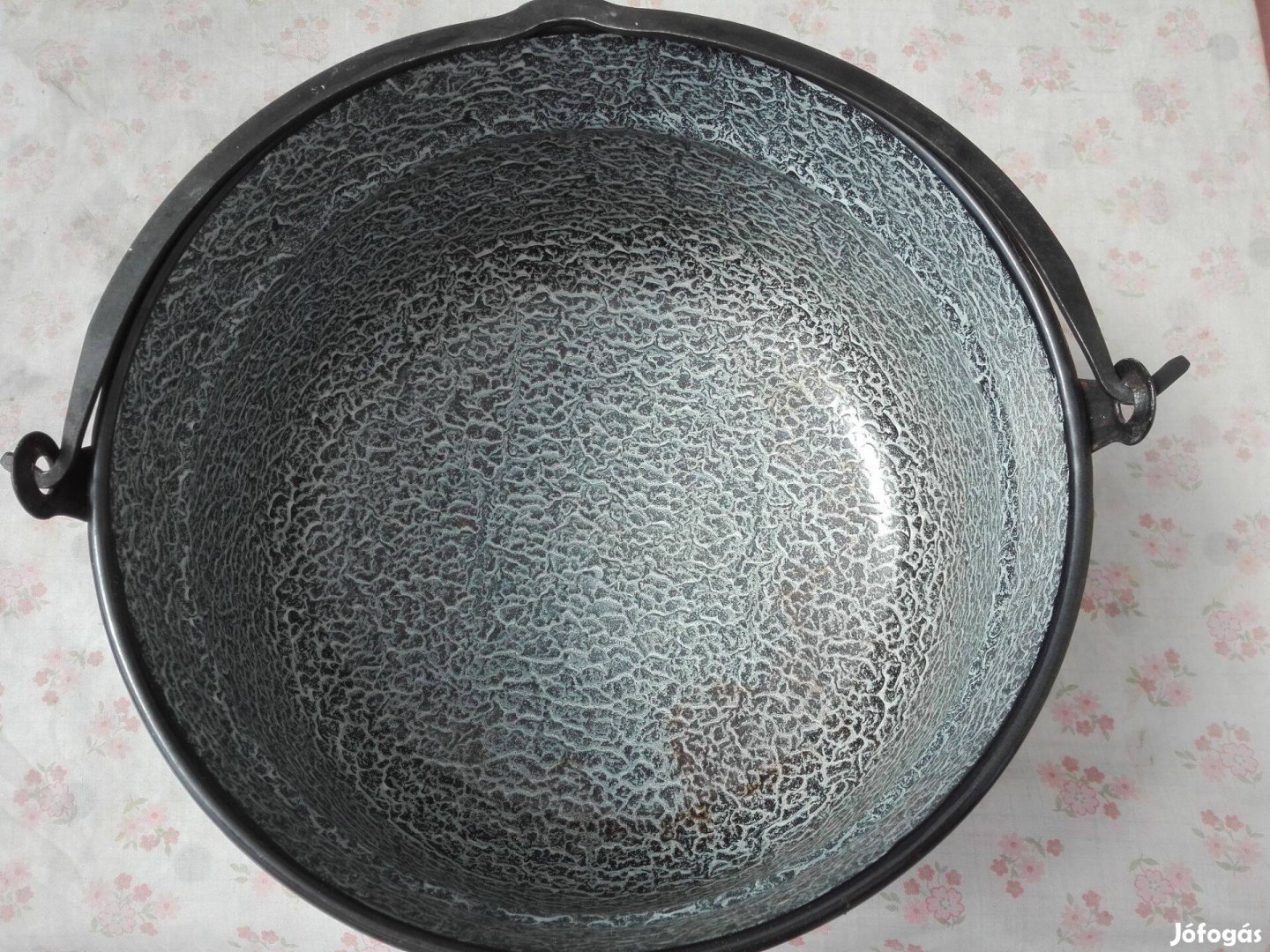 Bogrács lapos, 34 cm