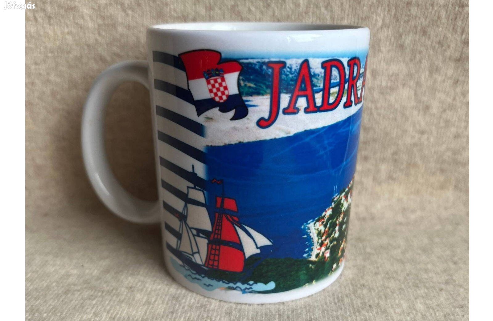 Bögre 3 dl, festményes Horvátország