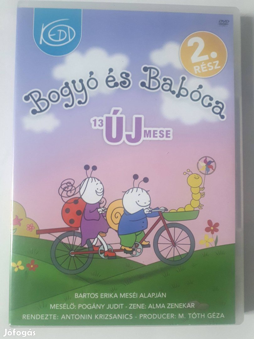 Bogyó és Babóca 2. DVD (posta 510 Ft)