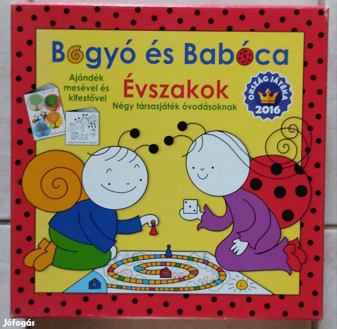 Bogyó és Babóca Évszakok - 4 társasjáték óvodásoknak