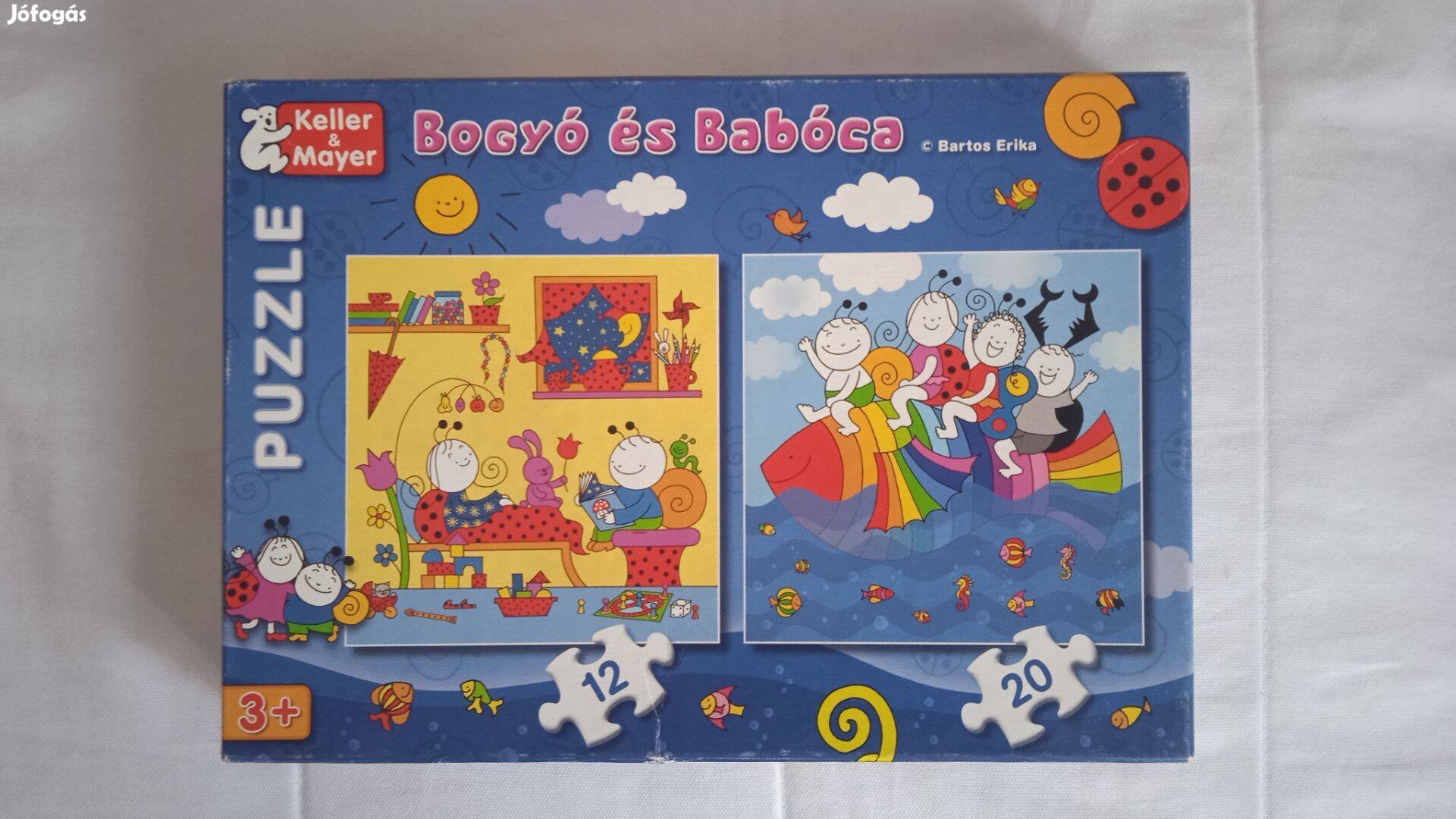 Bogyó és Babóca - Szivárványhal puzzle 12 és 20 darabos